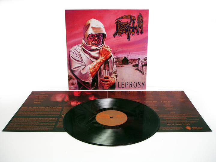 DEATH "Leprosy" LP SIGNED by Rick Rozz and Terry Butler!!!