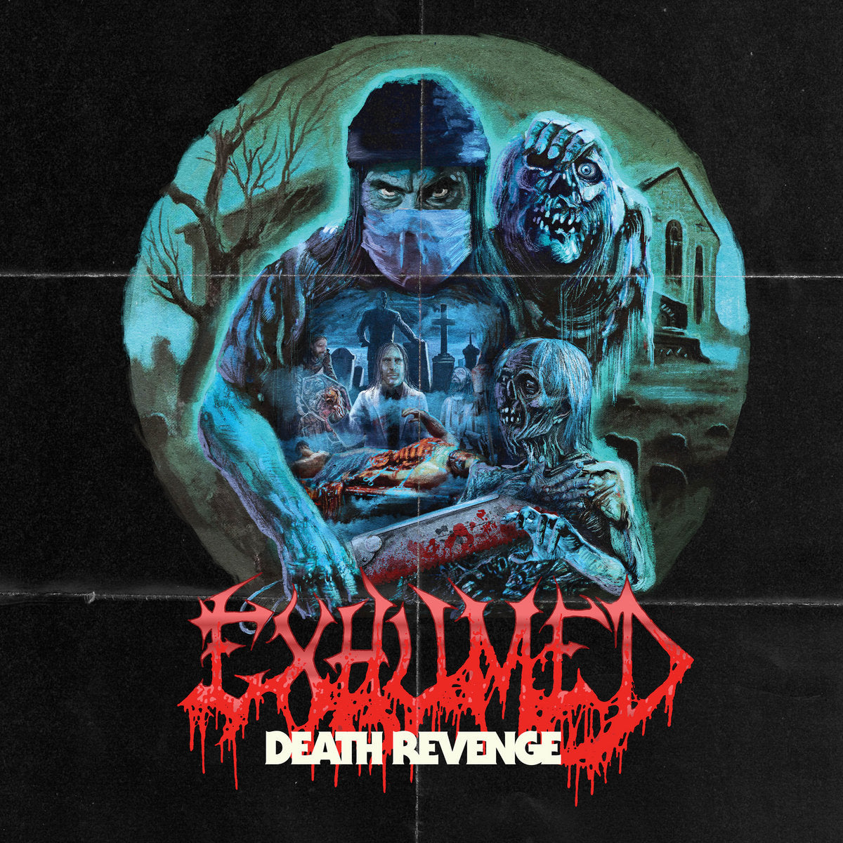 EXHUMED "Death Revenge" Clear 12" vinyl LP