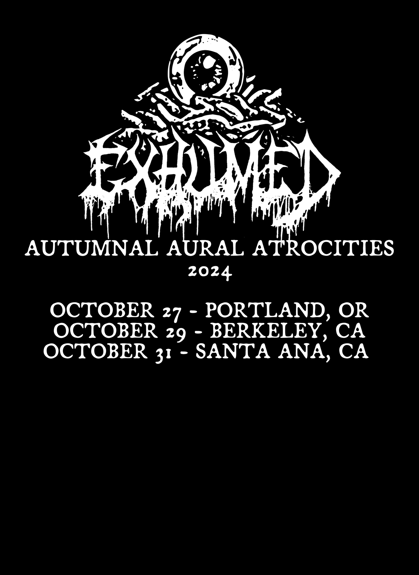 EXHUMED "Autumnal Aural Atrocities" TS