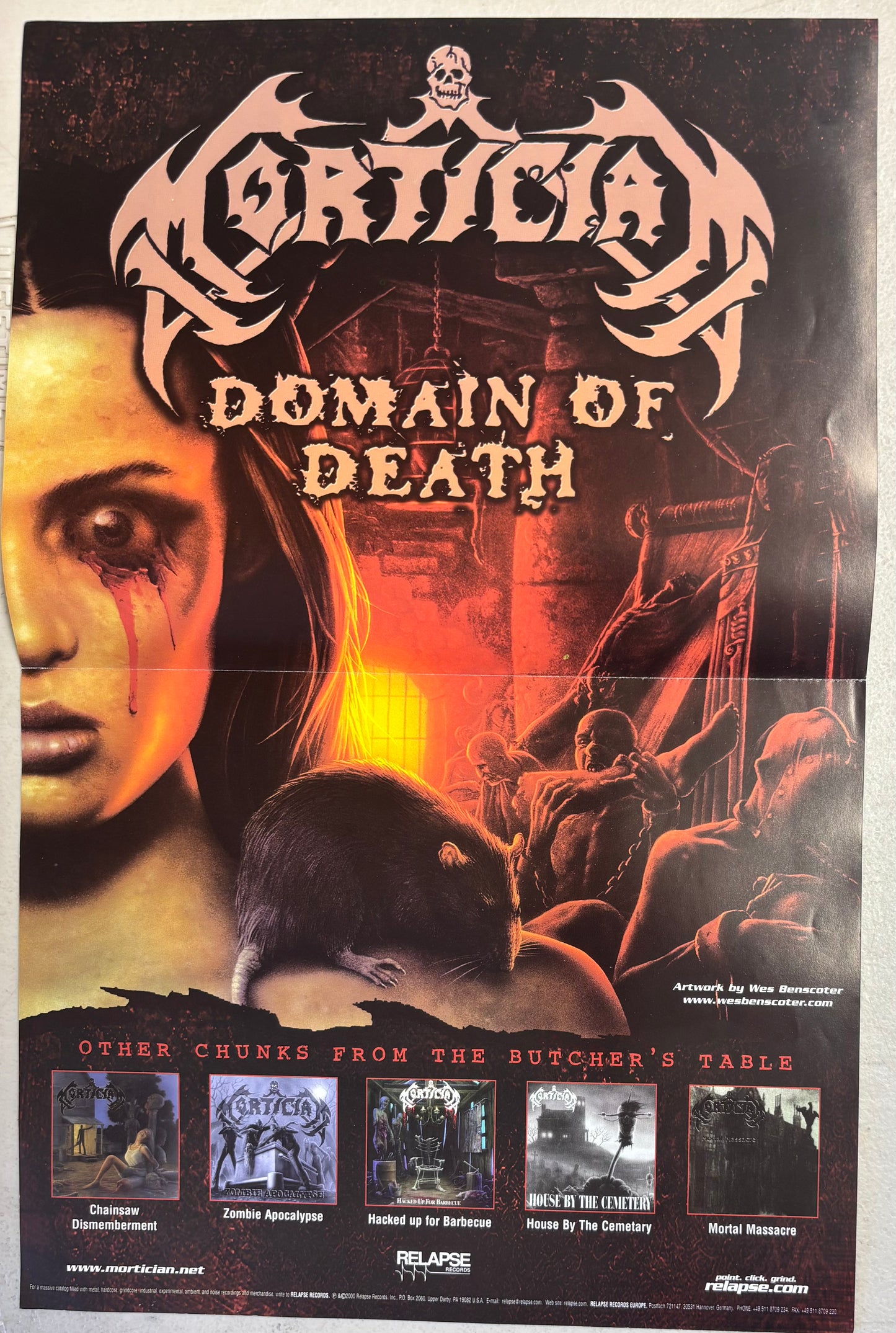 EXHUMED Slaughtercult 11x17" promo poster
