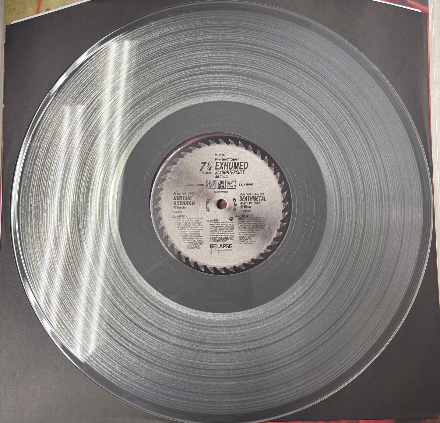 EXHUMED "Slaughtercult" 12" LP Clear vinyl