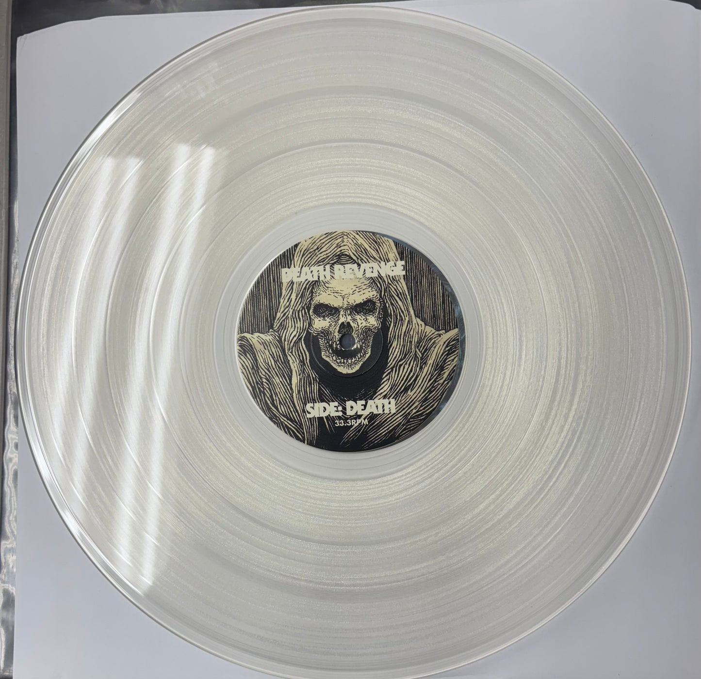 EXHUMED "Death Revenge" Clear 12" vinyl LP