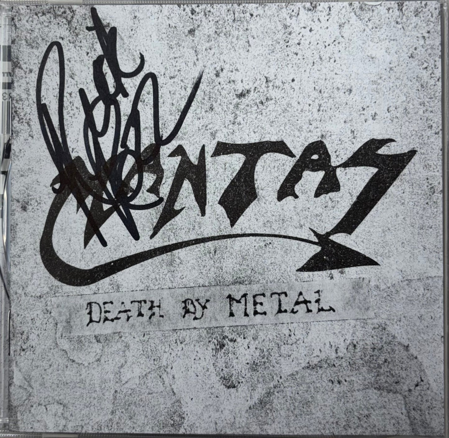 MANTAS "Death by Metal" CD SIGNED by Rick Rozz!!!