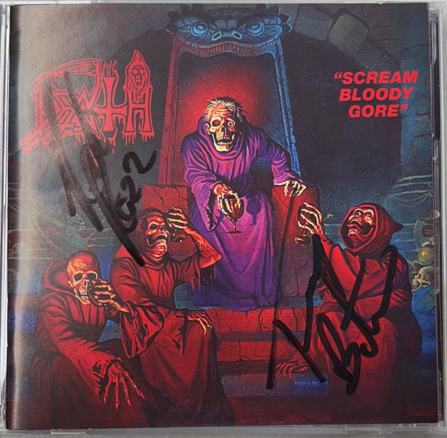 DEATH "Scream Bloody Gore" 2CD SIGNED by Rick Rozz and Terry Butler!