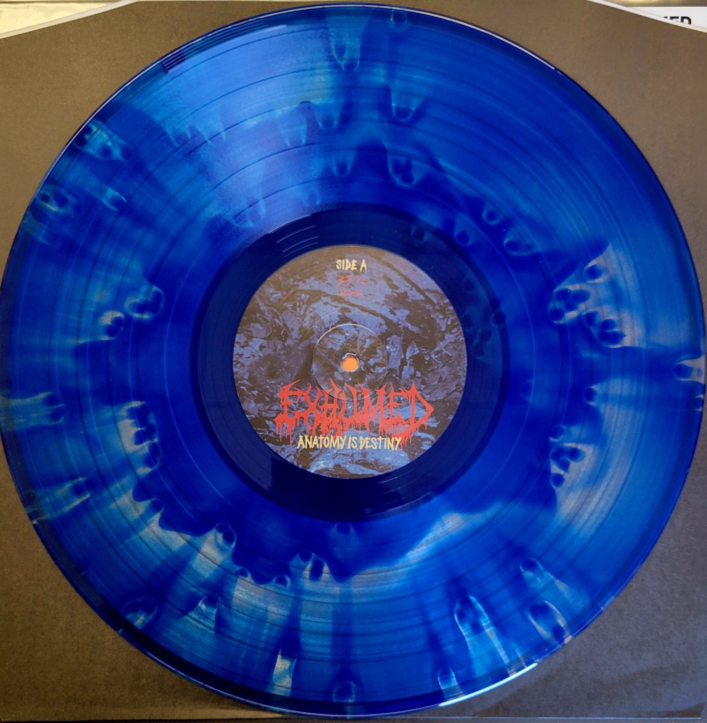 EXHUMED "Anatomy is Destiny" 12" LP - EXCLUSIVE Royal Blue Cloudy variant