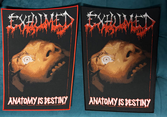 EXHUMED Anatomy is Destiny Back Patch