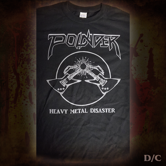 POUNDER "Heavy Metal Disaster" 1-color, 1-sided T-Shirt