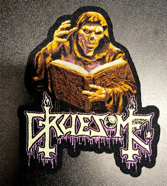 GRUESOME "Dimensions of Horror" shaped patch