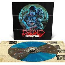 EXHUMED "Death Revenge" custom quad with splatter 12" vinyl LP