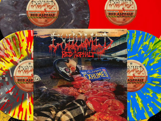 EXHUMED "Red Asphalt" LP PRE-ORDER - ships to arrive by Febrary 20