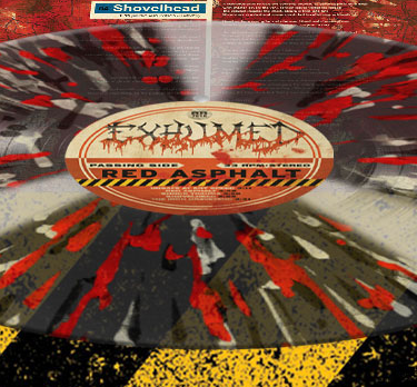 EXHUMED "Red Asphalt" LP PRE-ORDER - ships to arrive by Febrary 20