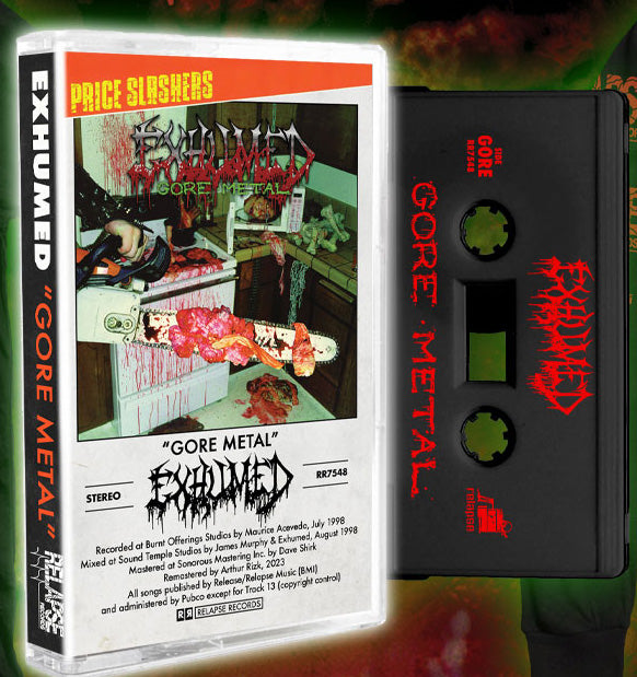 EXHUMED "Gore Metal" 25th anniversary cassette