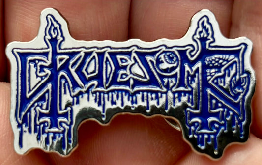 GRUESOME Metal badge