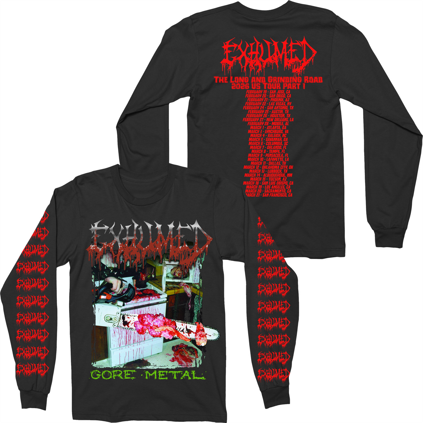EXHUMED "Gore Metal" LS