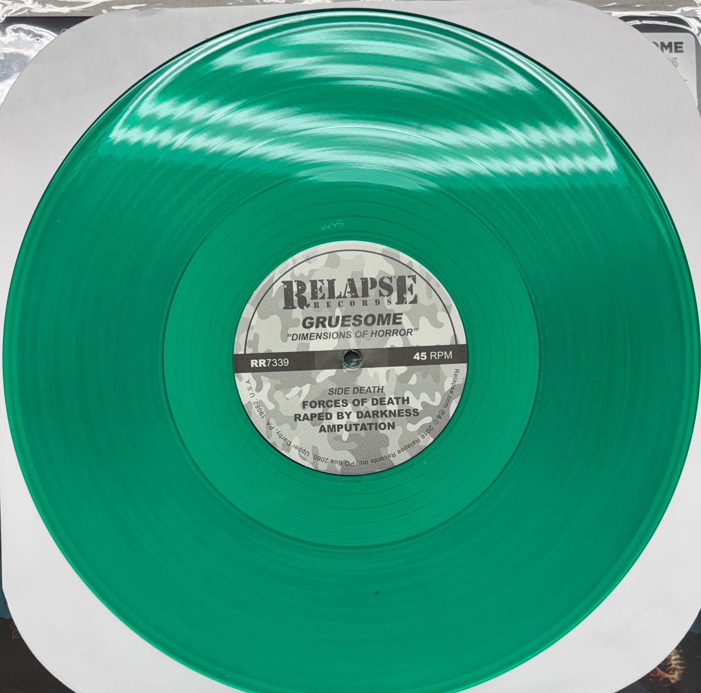 GRUESOME "Dimensions of Horror" LP - Green edition