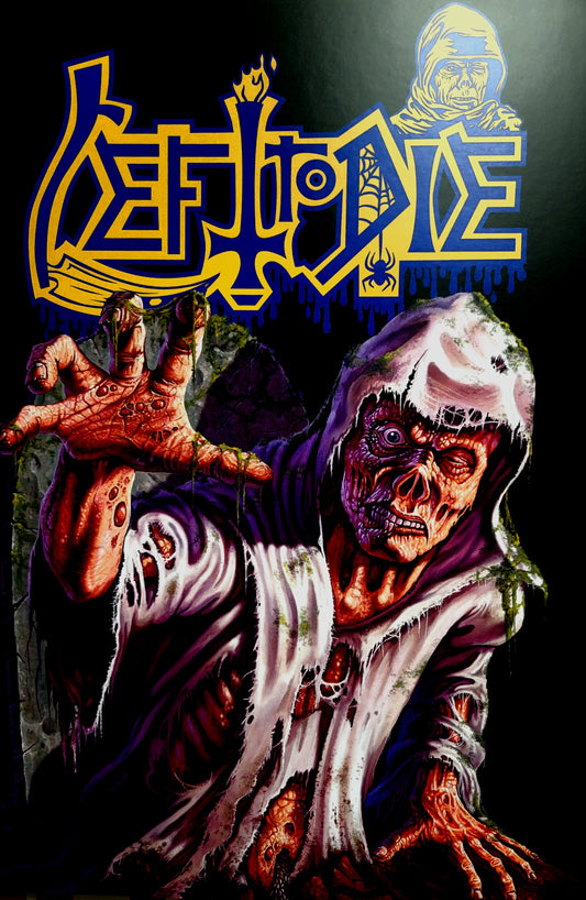 LEFT TO DIE "Reborn Dead" 11"x17" poster