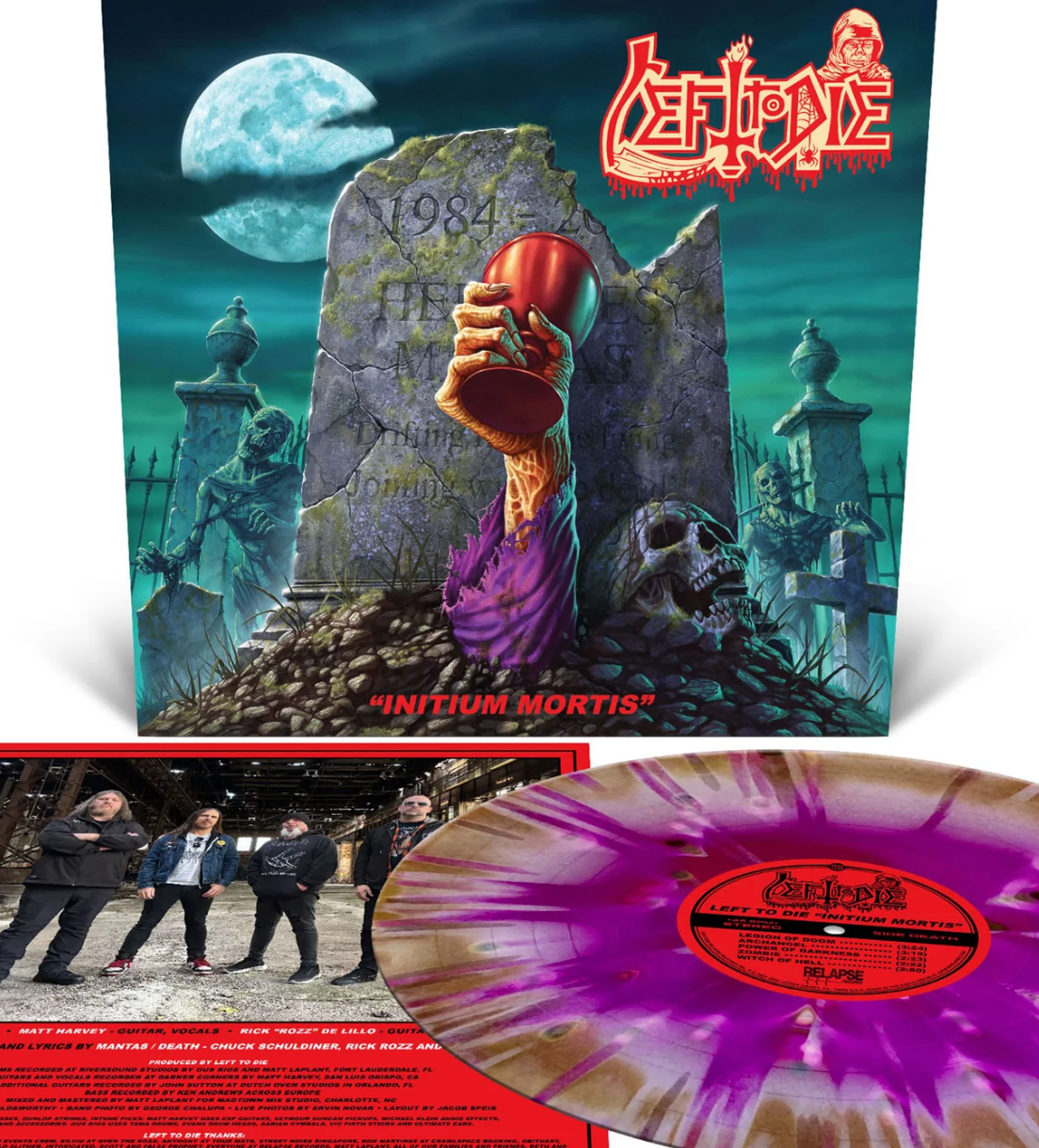 LEFT TO DIE "Initium Mortis" LP - Out July 17