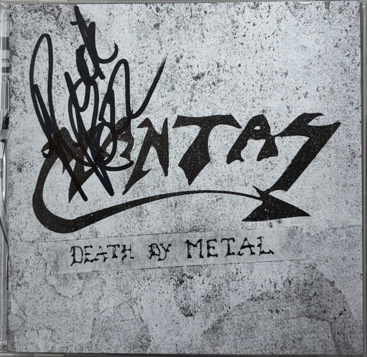 MANTAS "Death by Metal" CD SIGNED by Rick Rozz!!!
