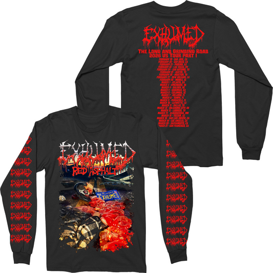 EXHUMED "Red Asphalt" Longsleeve