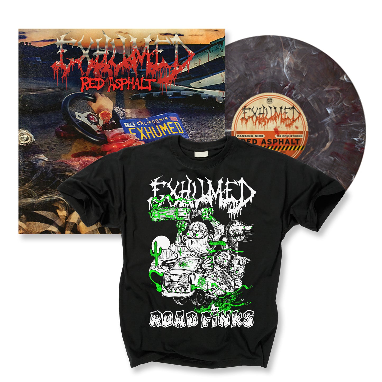 EXHUMED "Red Asphalt" DELUXE "Road Fink" bundle - EXCLUSIVE PRE-ORDER - ships to arrive by Febrary 20