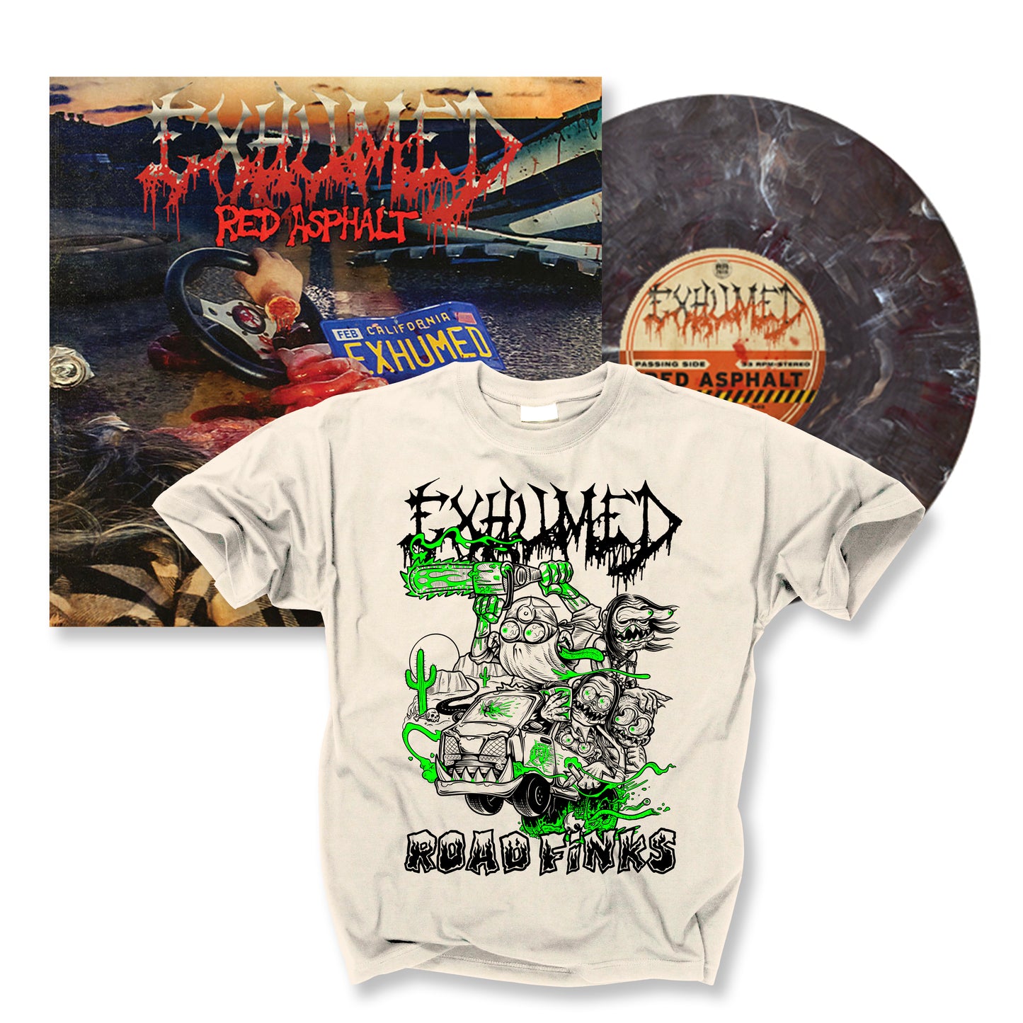 EXHUMED "Red Asphalt" DELUXE "Road Fink" bundle - EXCLUSIVE PRE-ORDER - ships to arrive by Febrary 20