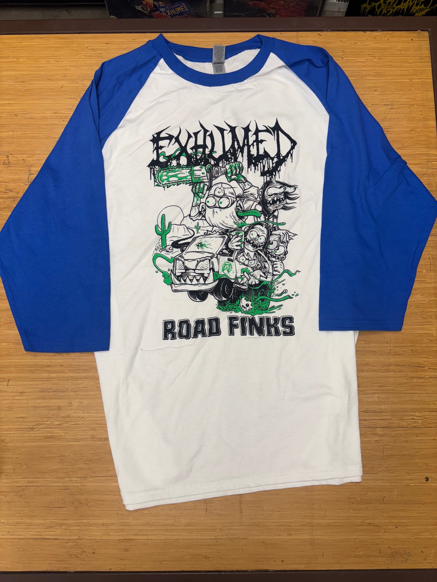 EXHUMED Road Finks baseball shirt
