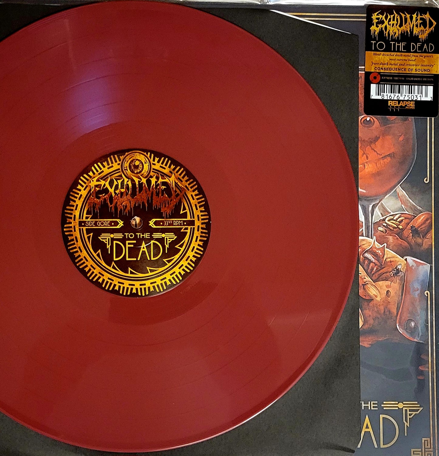 EXHUMED "To the Dead" LP