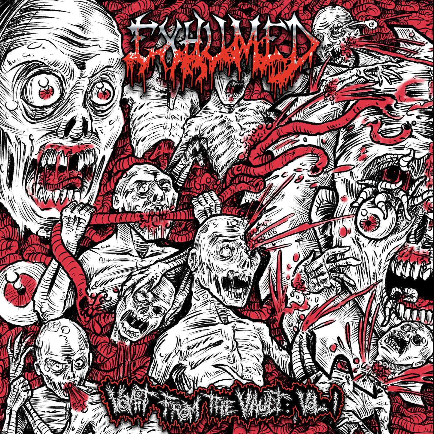 EXHUMED "Vomit from the Vaults Vol 1" Live LP