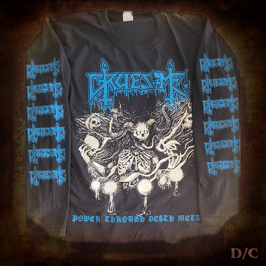 GRUESOME "Power Through Death Metal" Longsleeve shirt