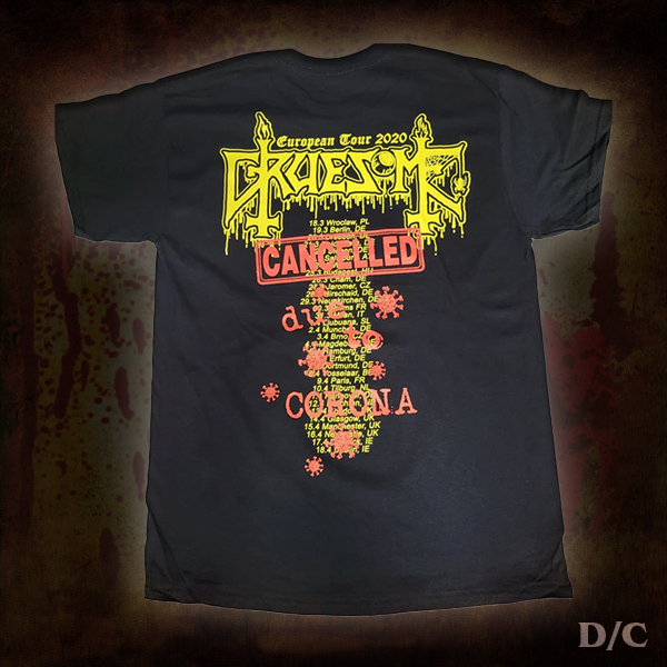 GRUESOME "Dimensions of Tour" T-Shirt