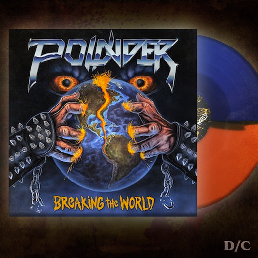 POUNDER "Breaking the World" Orange / Blue vinyl