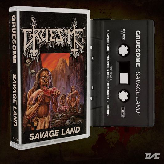 GRUESOME "Savage Land" cassette