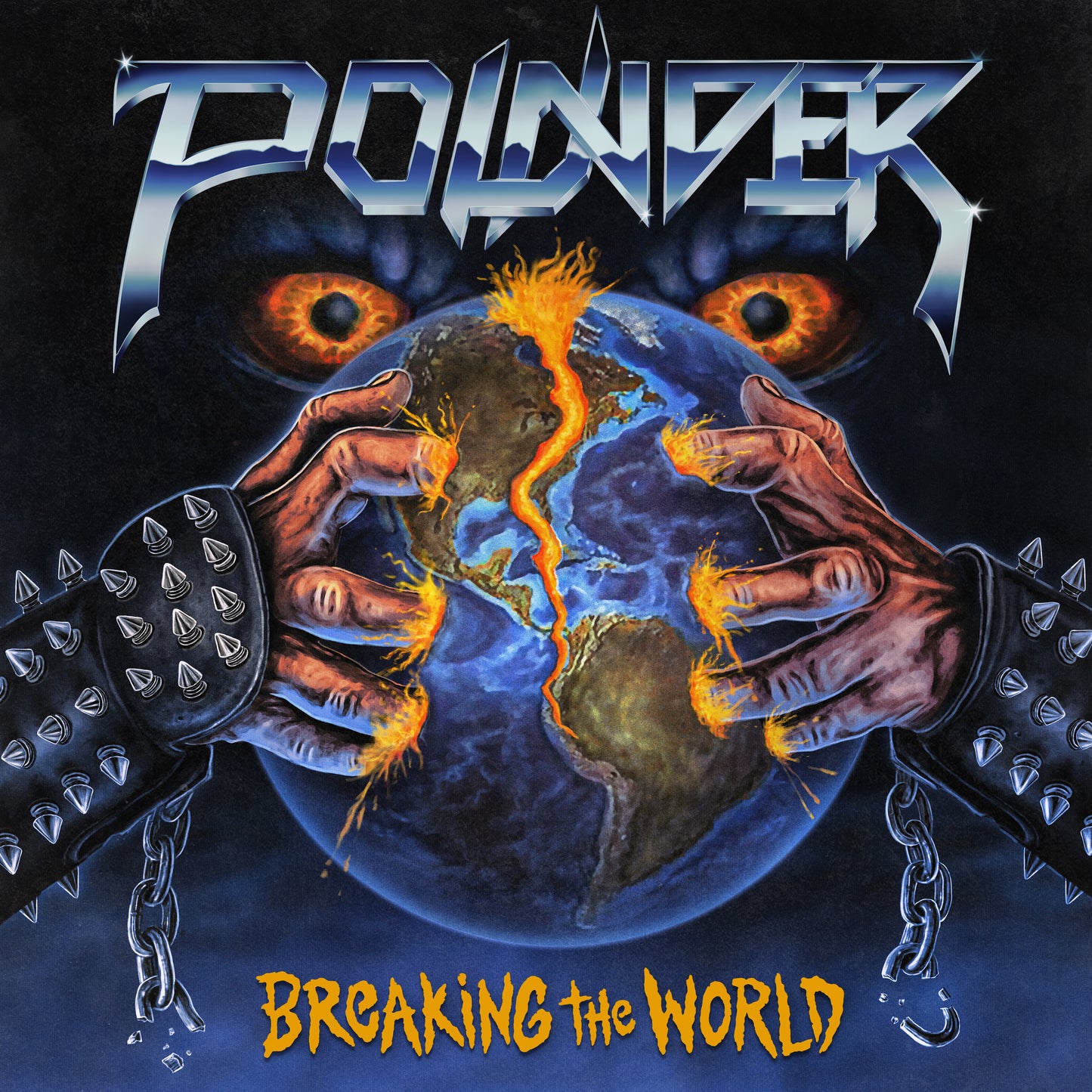 POUNDER "Breaking the World" LP